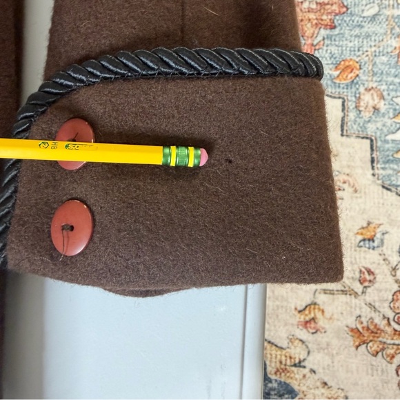 Mario de Pinto Vintage 100% wool coat made in USA statement outerwear - Picture 12 of 16